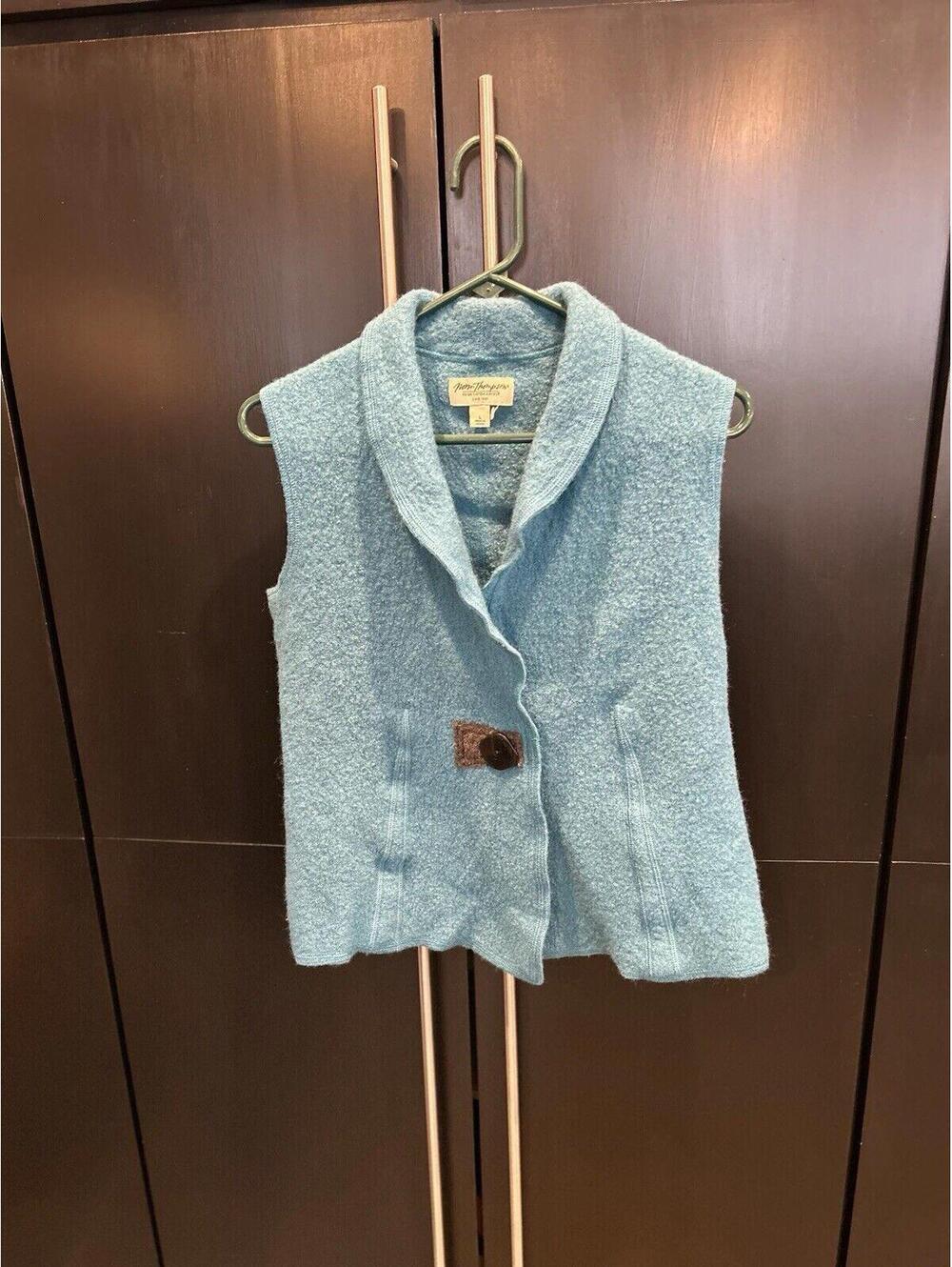 Norm Thompson Women’s Boiled Wool Vest Size L